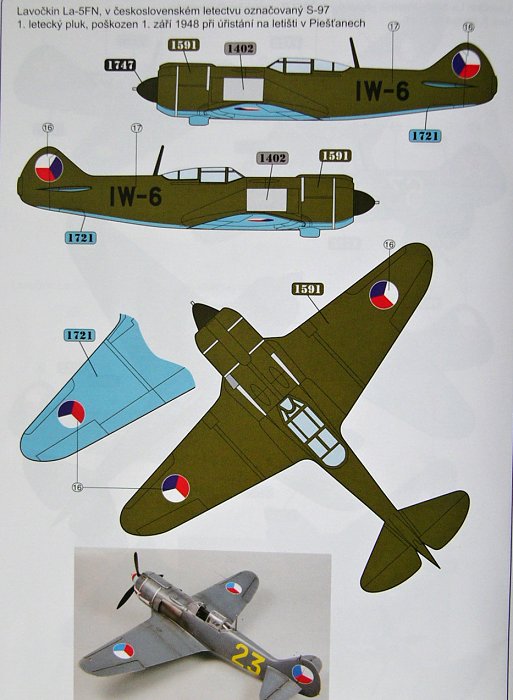 MODELIMEX Online Shop | 1/48 Lavochkin S-95 / La-5FN (5 decal versions ...