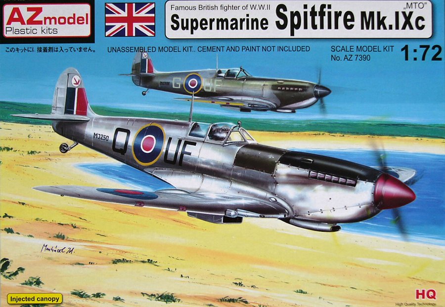 1/72 Supermarine Spitfire Mk.IXc 'MTO' (4x RAF)