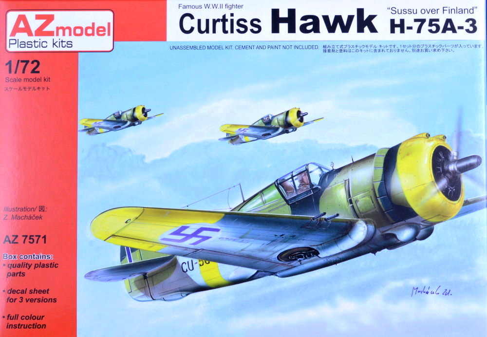 MODELIMEX Online Shop | 1/72 Curtiss Hawk H-75A-3 'over Finland' (3x ...