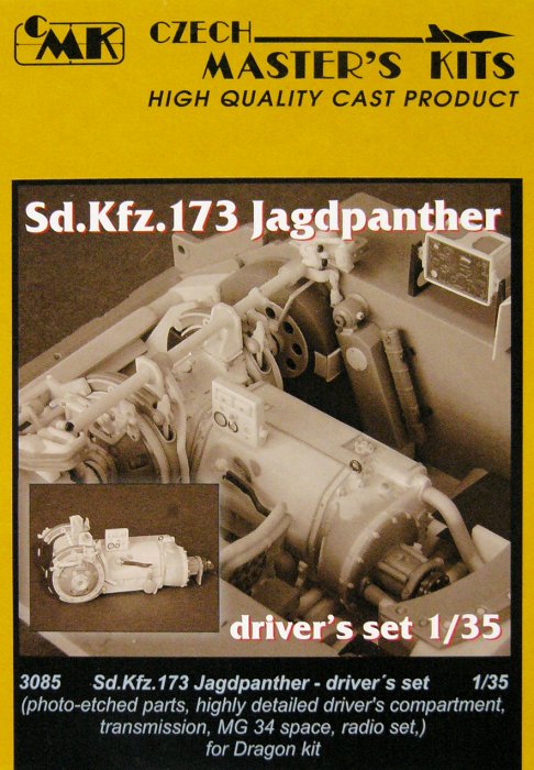 1/35 Sd.Kfz.173 Jagdpanter Driver set  (DRAG)