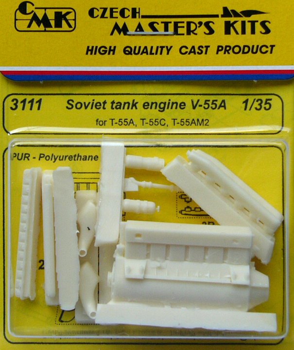 1/35 V-55A Soviet Tank Engine (for T-55A/C/AM2)