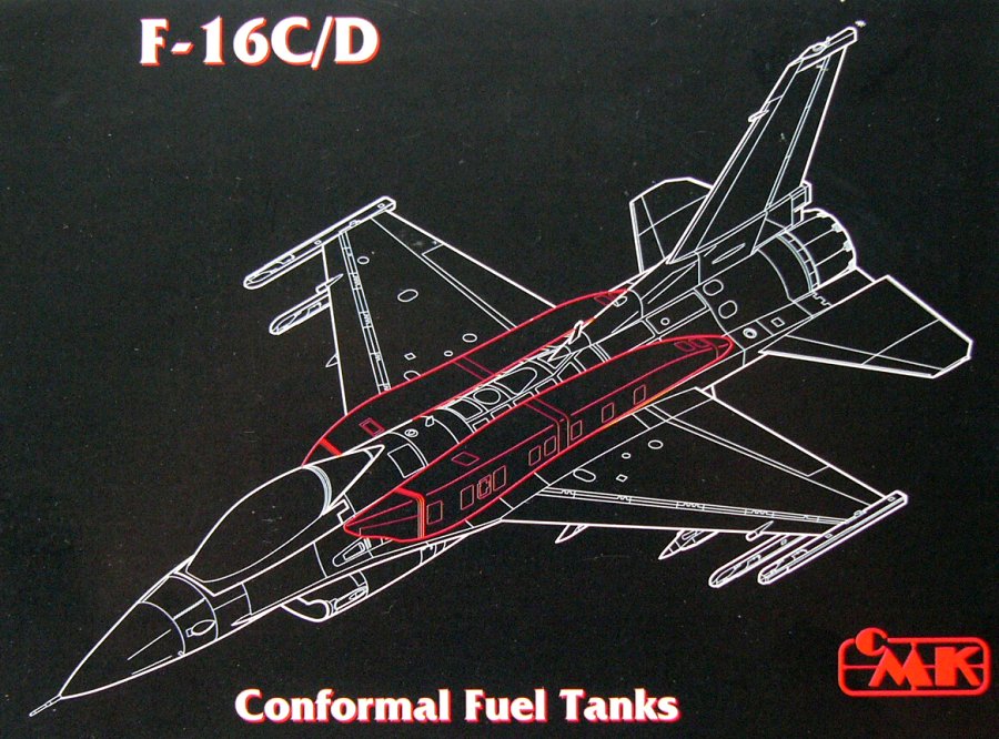 1/48 F-16C/D Conformal Fuel Tanks - 2pcs. (HAS)