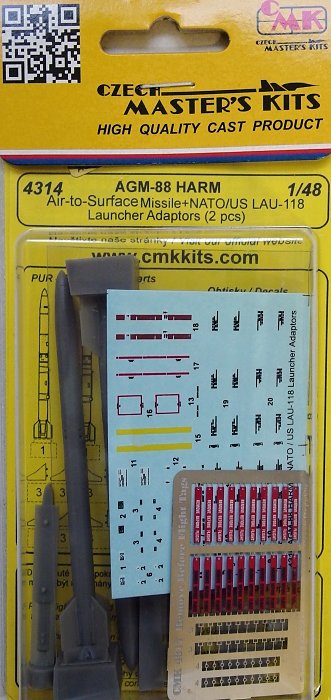 1/48 AGM-88 HARM Air-to-Surface Missile (2 pcs.)