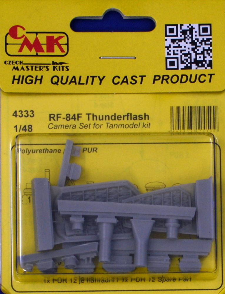 1/48 RF-84F Thunderflash Camera Set (TANMDOEL)