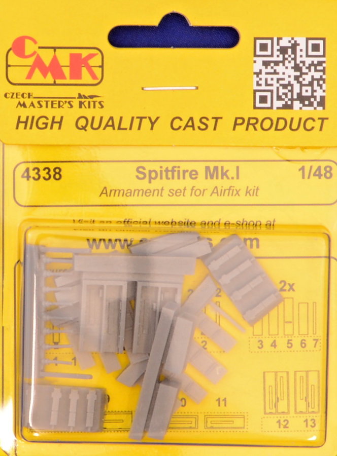 1/48 Spitfire Mk.I Armament set (AIRFIX)