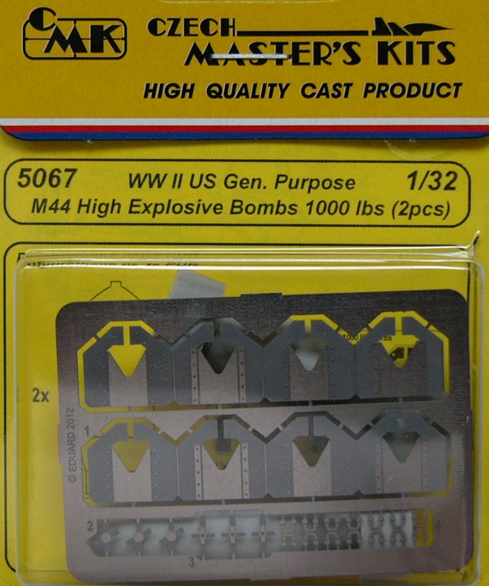 1/32 US Gen.Purpose M44 HE Bombs 1000 lbs (2 pcs.)