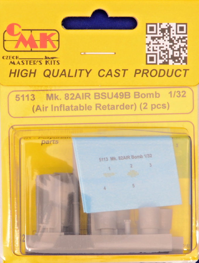 1/32 Mk.82AIR BSU49B Bomb (2 pcs., incl. decals)