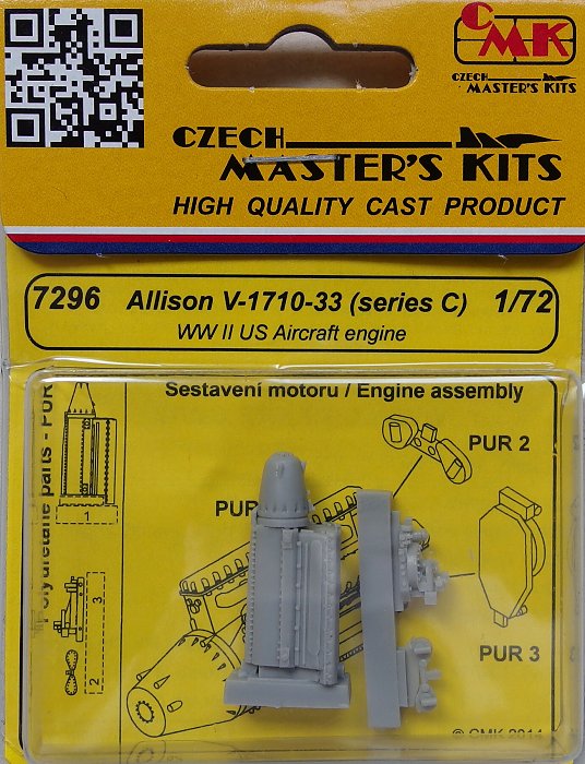 1/72 Allison V.1710-33 (series C) US aircr.engine