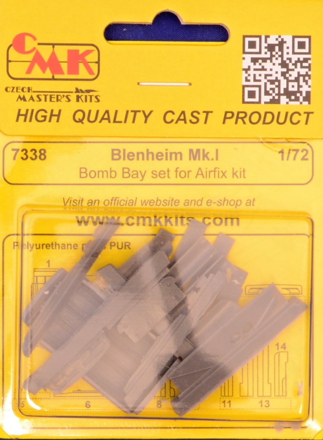 1/72 Blenheim Mk.I Bomb Bay set (AIRFIX)