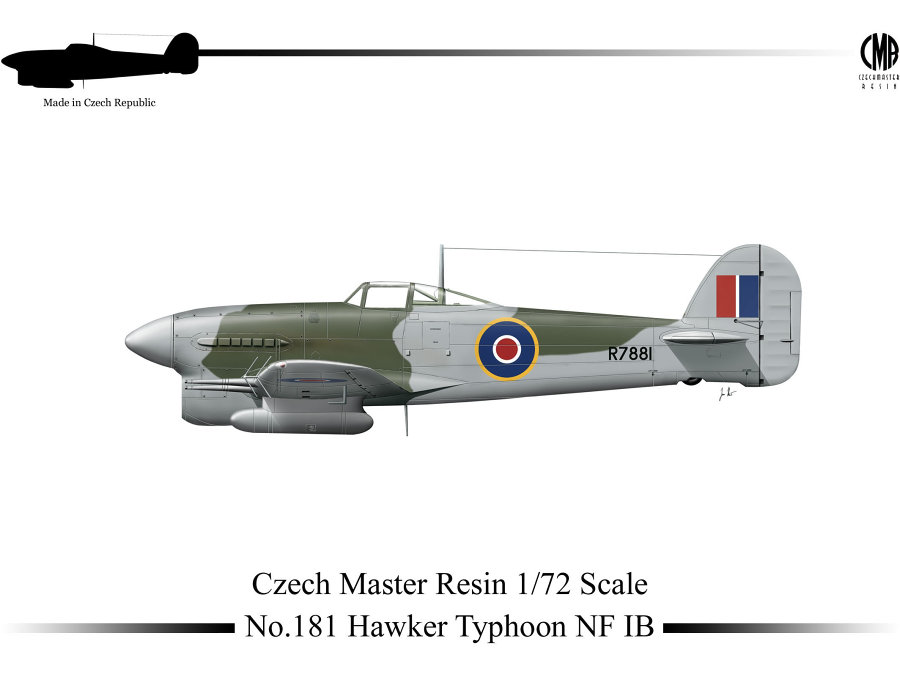 1/72 Hawker Typhoon NF IB Night Fighter Prototype