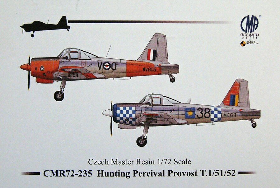 1/72 Hunting Percival Provost T.1/51/52