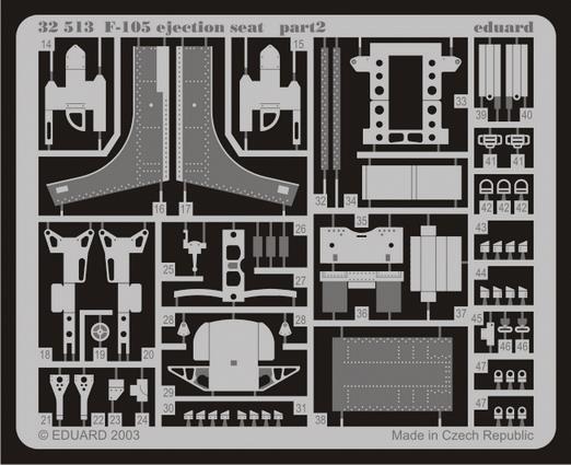 MODELIMEX Online Shop | SET F-105 ejection seat | your favourite model shop