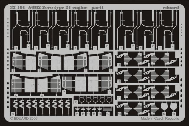 SET A6M2 Zero type 21 engine (TAM60317)