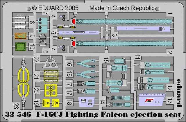 SET F-16CJ Fighting Falcon ejection seat  (TAM)