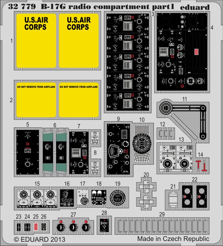 SET B-17G radio compartment S.A. (HKMOD)