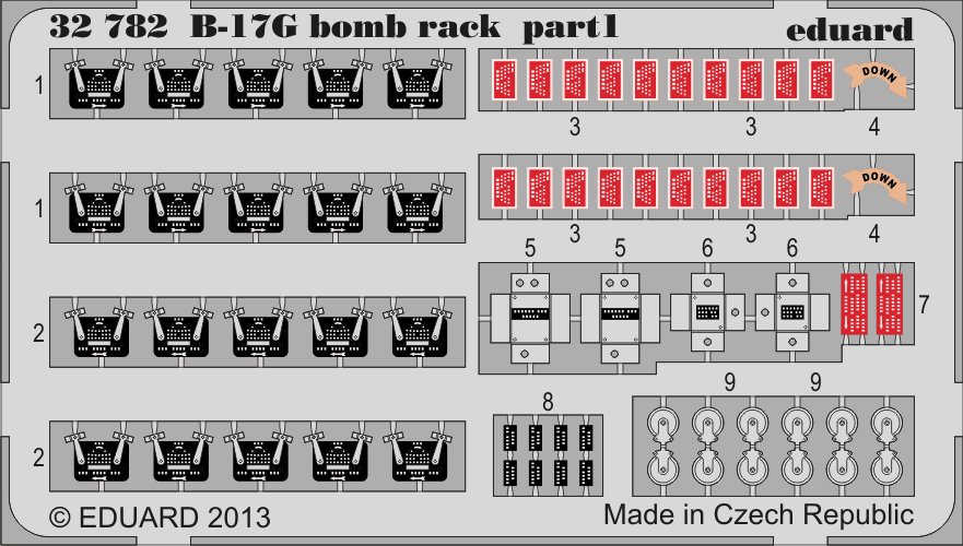 SET B-17G bomb rack (HKMOD)