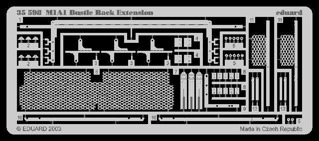 SET M1A1 Bustle Rack Extension