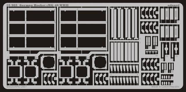 SET German Rocket sWG 40 WWII  (DRAG, 1/35)