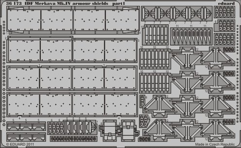 SET IDF Merkava Mk.IV armour shields (HOBBYB)