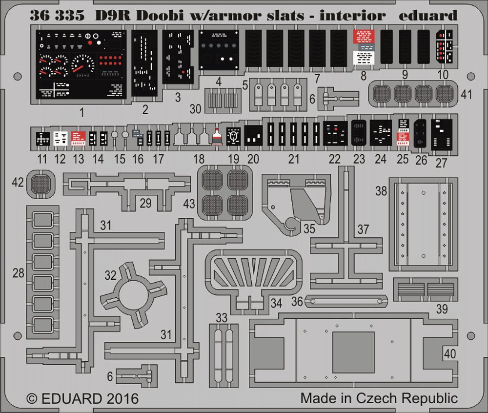 SET D9R Doobi w/ armor slats - interior (MENG)