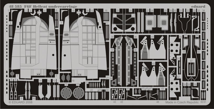 SET F6F Hellcat undercarriage  (EDU)