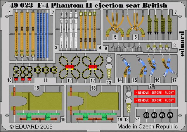 SET F-4 Phantom II ejection seat British (HAS/REV)