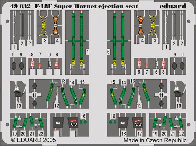 SET F-18F Super Hornet ejection seat   (HAS)