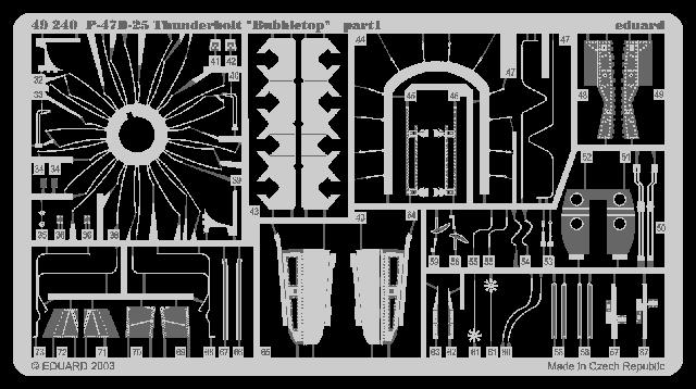 SET P-47D-25 Thunderbolt Bubbletop   (TAM)   color