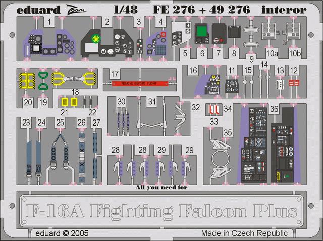 SET F-16A Plus Fighting Falcon interior   (HAS)