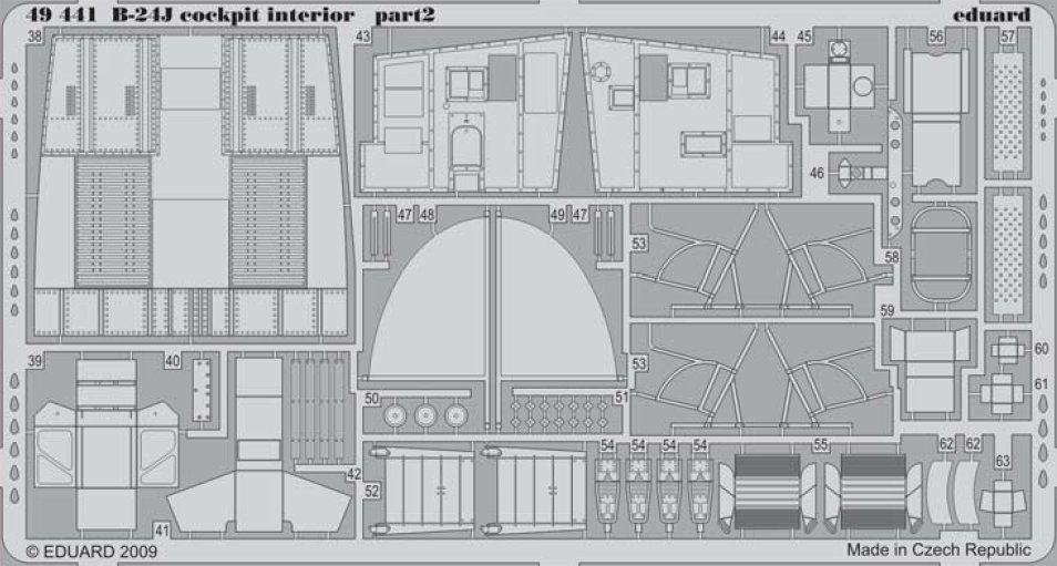 MODELIMEX Online Shop | SET B-24 cockpit interior S.A. (REV/MON) | your ...