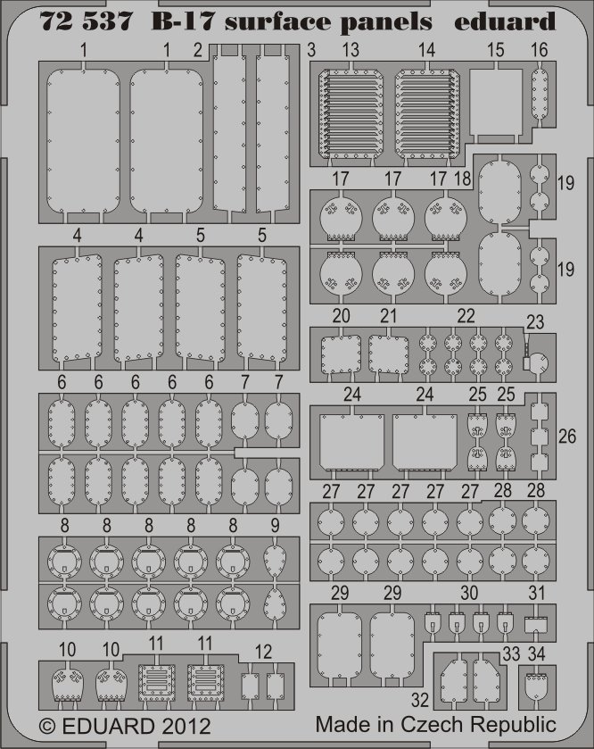 SET B-17 surface panels S.A. (REV)