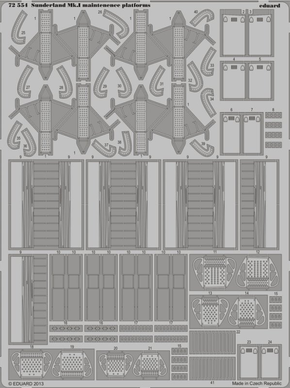 SET Sunderland Mk.I maintenance platforms (ITAL)