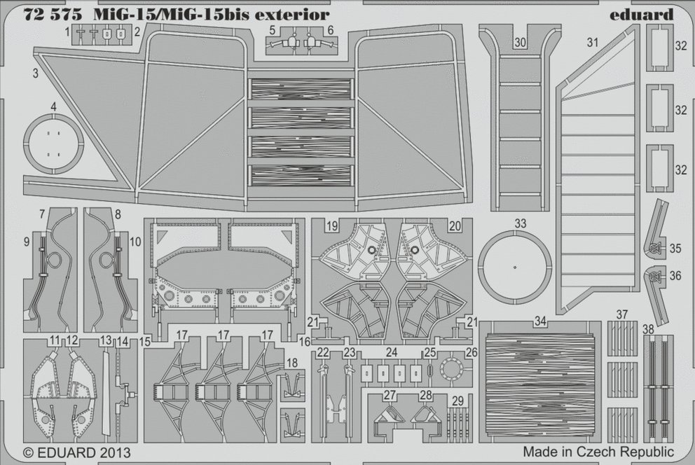 SET MiG-15/MiG-15bis exterior (EDU)