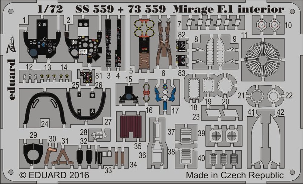 SET Mirage F.1 (SP.HOBBY)