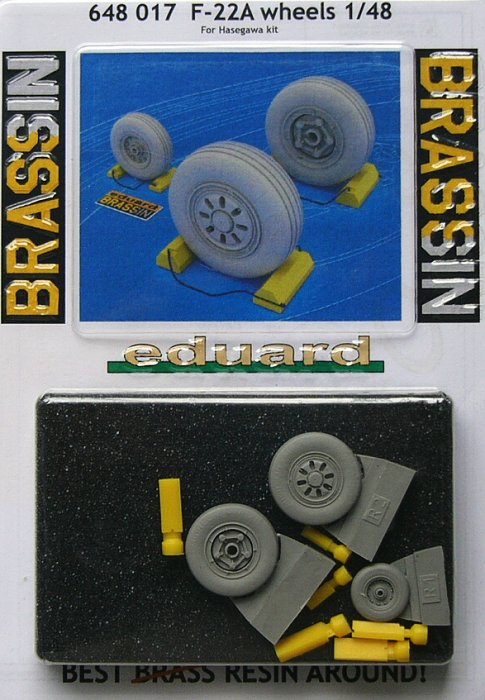 BRASSIN 1/48 F-22A wheels