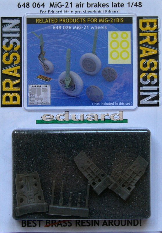 BRASSIN 1/48 MiG-21 late airbrakes  (EDU)