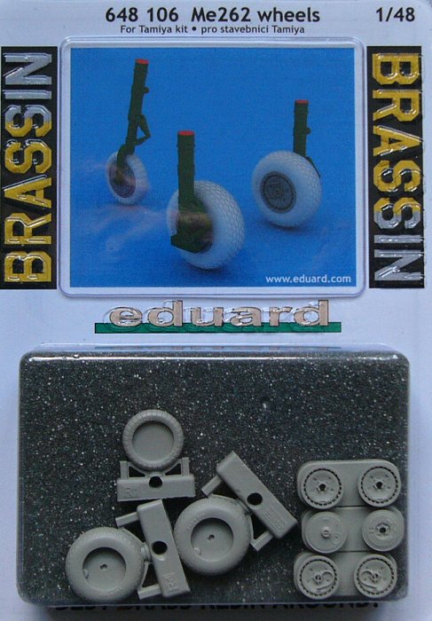 BRASSIN 1/48 Me 262 wheels (TAM)