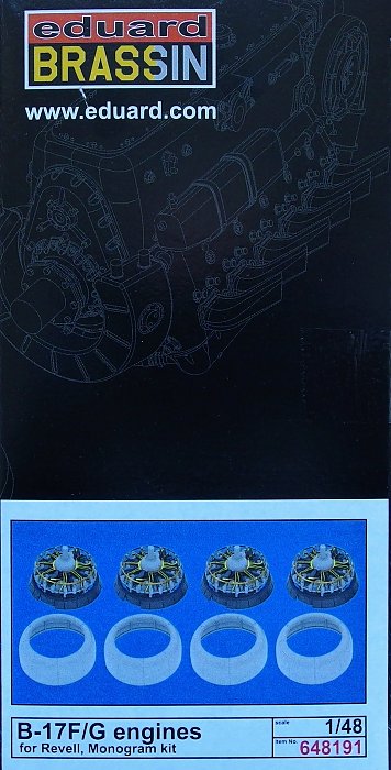 BRASSIN 1/48 B-17F/G engines (REV/MONO)