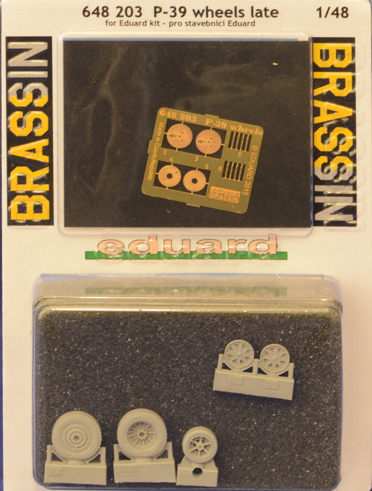 BRASSIN 1/48 P-39 wheels late (EDU)