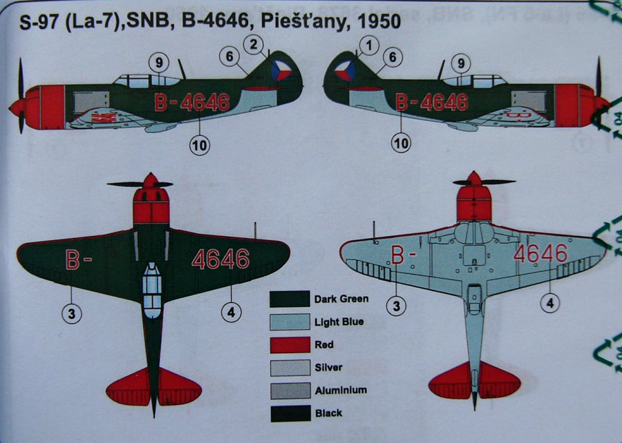 MODELIMEX Online Shop | 1/48 Decals La-5FN & La-7 SNB | your favourite ...