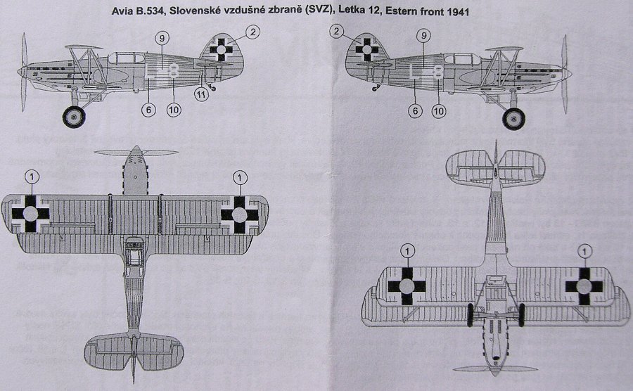 MODELIMEX Online Shop | 1/72 Avia B-534/IV Slovak Air Force (incl. PE ...