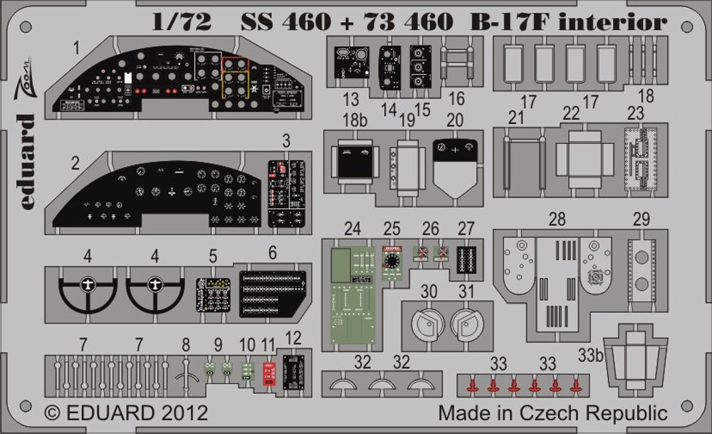 1/72 B-17F interior S.A. (REV)