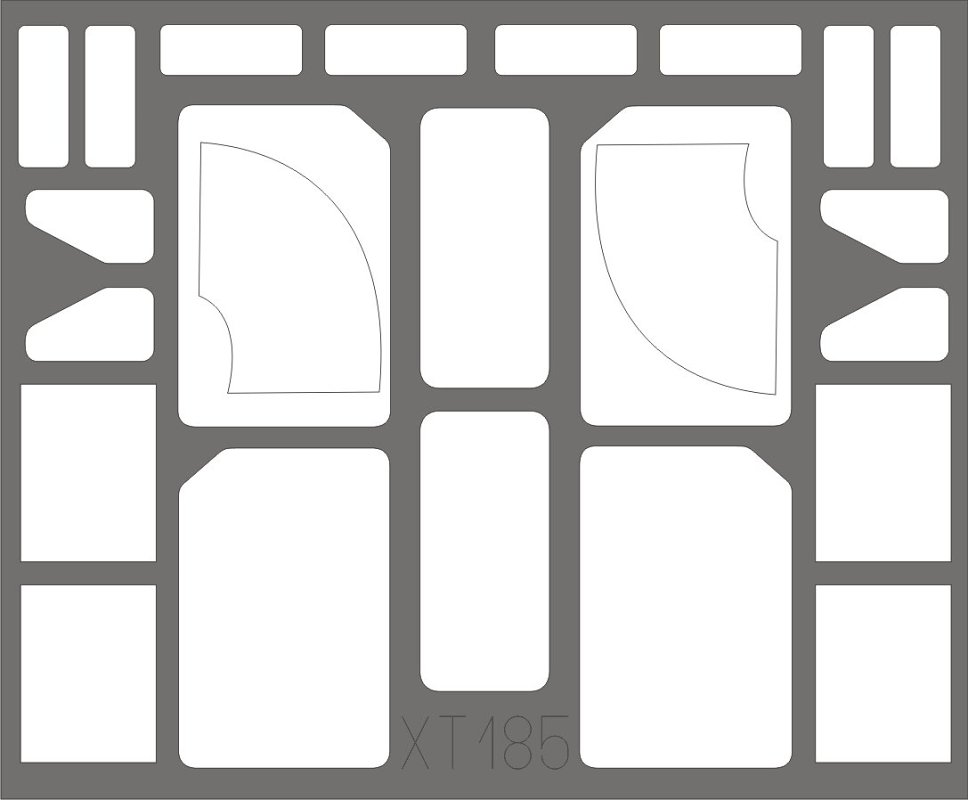 Mask 1/35 M 1070 Truck Tractor  (HOBBYB)