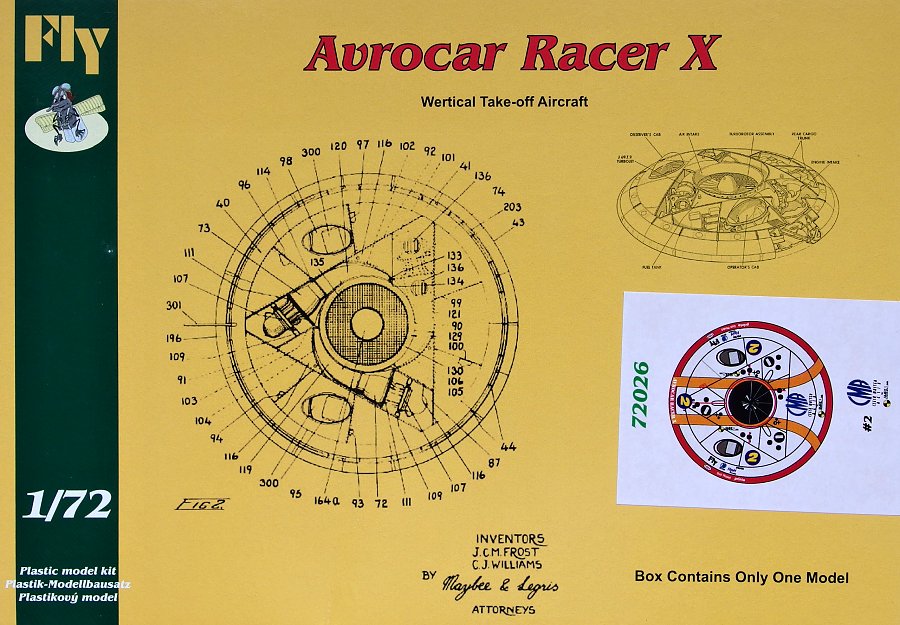 1/72 Avrocar Racer X (#2 CMR)