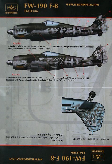 Modelimex Online Shop 1 72 Decal Fw 190 F 8 Luftwaffe Your