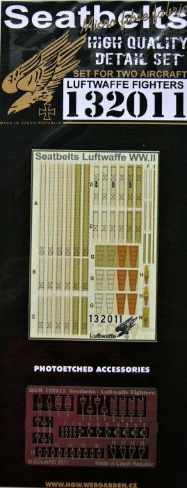 1/32 Seatbelts Luftwaffe Fighters WWII