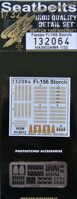 1/32 Seatbelts Fiesler Fi-156 Storch (HAS)