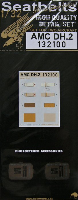 1/32 Seatbelts AMC DH.2 (for 2 aircraft)