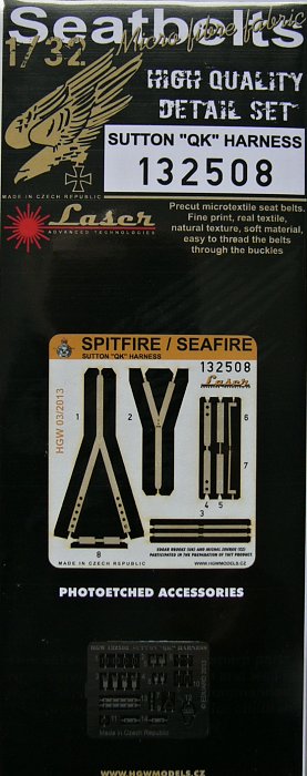 1/32 Seatbelts Sutton QK Harness (laser)