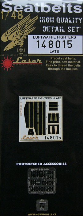 1/48 Seatbelts Luftwaffe Fighters (Late)